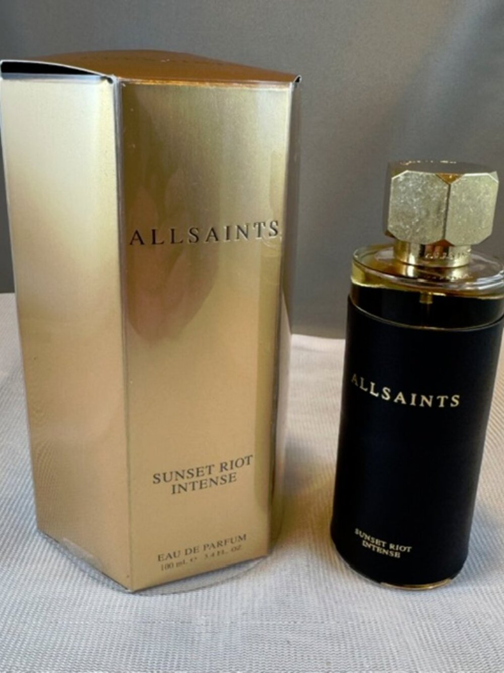 ALLSAINTS Sunset Riot Intense Eau de Parfum Spray for Unisex 3.4oz Open Box $125